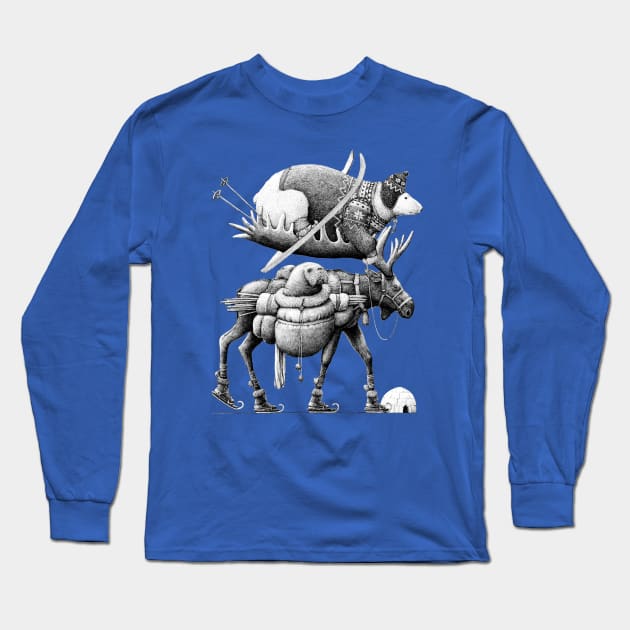 Eland-ijsbeer Long Sleeve T-Shirt by RedmerHoekstra